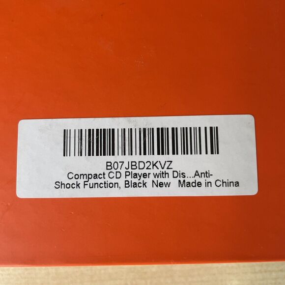 HOTT CD511 CD Player NEW!! Portable Anti-Shock Personal Portable CD Player Black - Picture 8 of 9